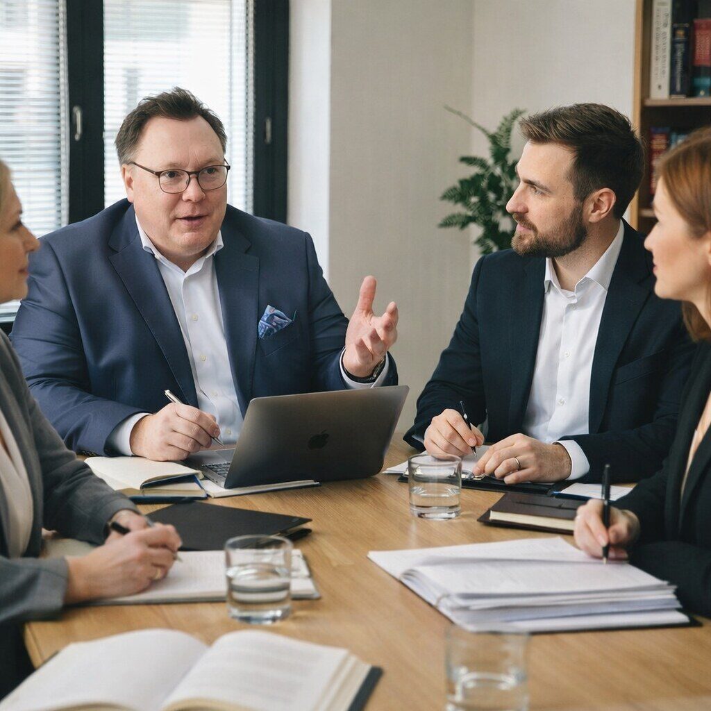Unser Team aus Rechtsanwaltsfachangestellten bei der Arbeit